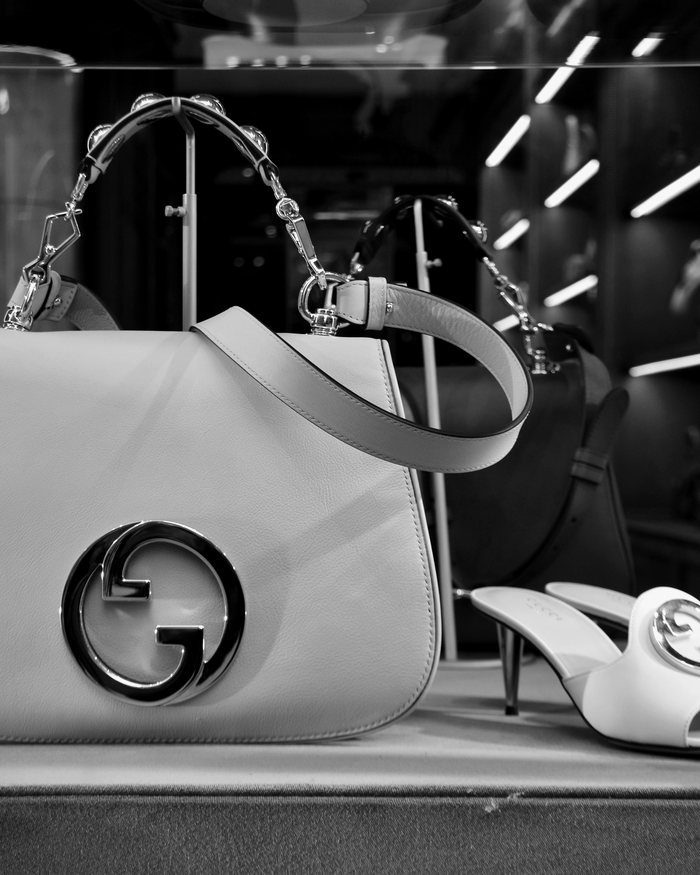 Luxury boutique window
