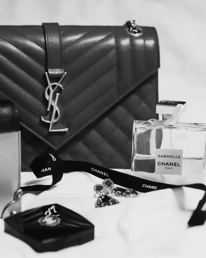 Designer accessories still life